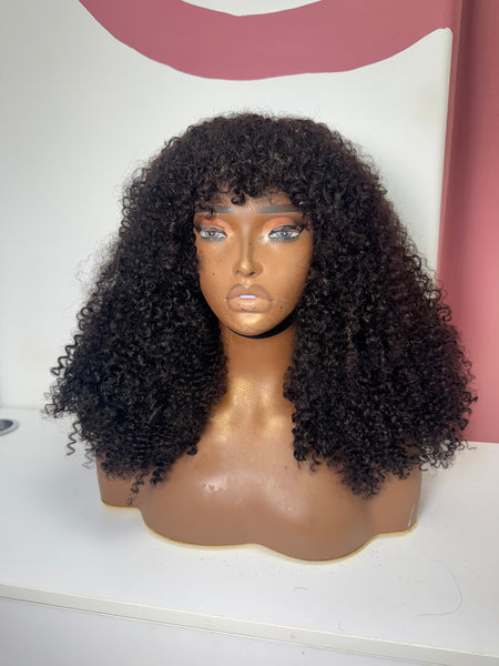 Kinky curly closure wig