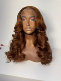 5x5 HD closure wig  - Honey Brown