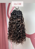 Loose Burmese Curly Crochet Human Hair | Full Volume (250g)