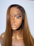 5x5 HD closure wig ombre