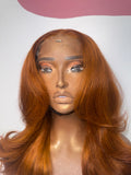 13by6 HD lace frontal wig uncustomized - ginger
