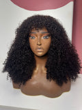 Kinky curly closure wig