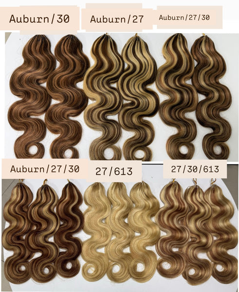 Colored Bulk Human Hair for Braiding