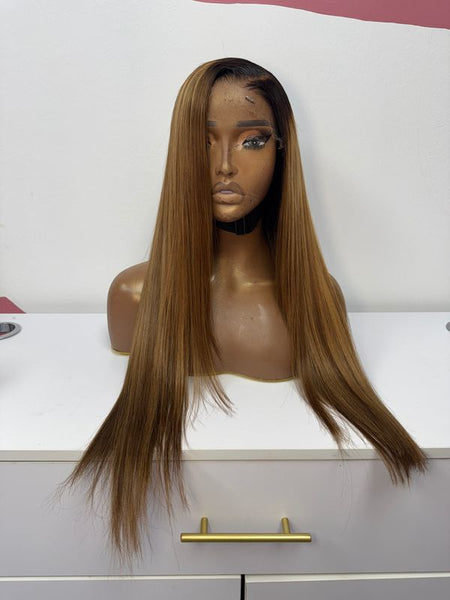 5x5 HD highlighted wig A-03 Tina (Uncustomized)