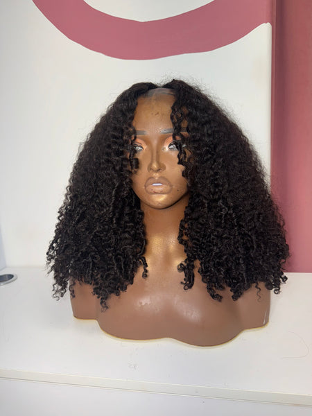 Afro kinky v-part wig