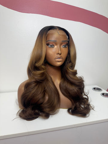 5x5 HD color7 wig Uncustomized