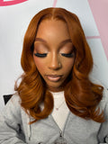 13by6 HD lace frontal wig uncustomized - ginger