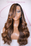 Soleil | 13x6 Honey Blonde Highlights Closure Wig