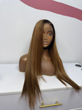 5x5 HD closure wig ombre