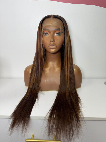 13by6 Highlighted Wig