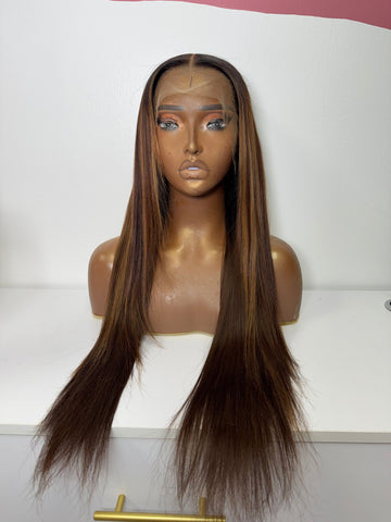 13by6 Highlighted Wig