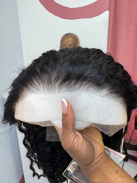 13by6 Loose Burmese Curly Lace Frontal Wig