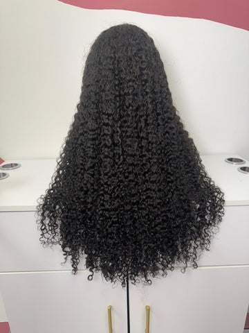 13by4 HD Burmese Curly Frontal Wig