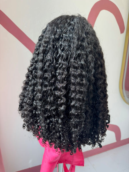 Uncustomized 13x6 Burmese Curly Wig