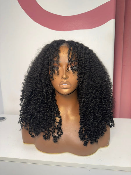 5x5 Kinky Curly Lace Wig
