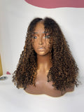 Loose Burmese Curly V-Part Wig