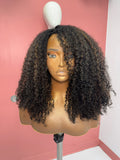 Afro Kinky Curly V-Part Wig