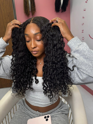 5x5 Afro Kinky Curly Lace Wig
