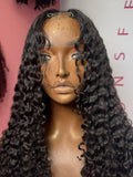 Burmese Curly Half Wig