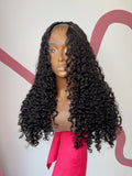 Kinky Curly V-part Wig