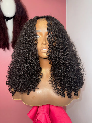 Loose Kinky Curly V-Part Wig