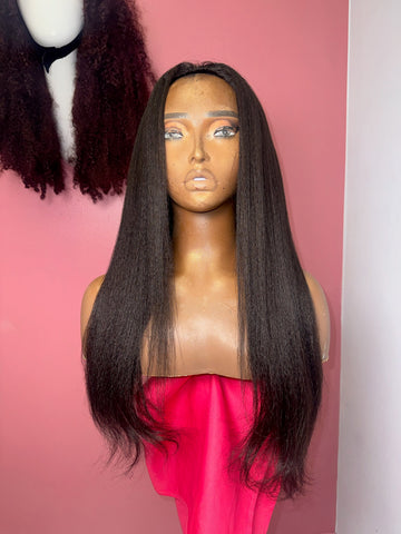 Kinky Straight V-Part Wig