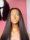 Kinky Straight Half Wig