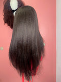 Kinky Straight Half Wig