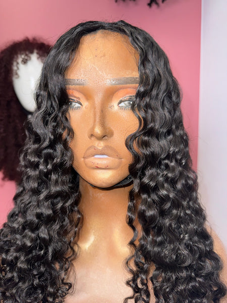 Loose Burmese Curly Half Wig