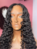 Afro Kinky Curly Half Wig
