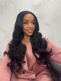 5x5 HD clsoure wig JET BLACK - Customized (ready to wear)