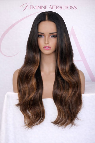5x5 HD highlighted wig L1-12 (Uncustomized)