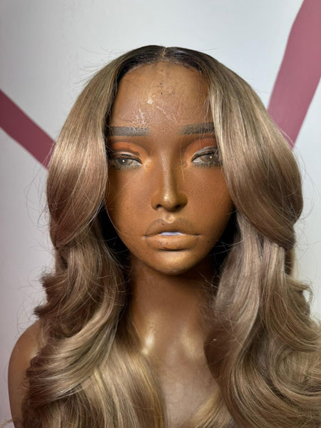 Uncustomized 13x6 Raw Ash Blonde Wig