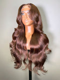 Thandiwe Pre-Styled Virgin Hair Chocolate Brown Closure Wig