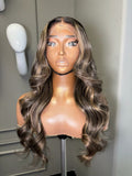 13by6 HD frontal wigs - Ash Blonde Highlights