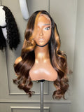 13by6 HD frontal wigs - Honey Brown Blonde