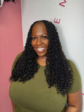 Burmese curly 200 grams Crochet Human Hair (NATURAL VOLUME)