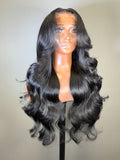 Banele- Pre-Styled Virgin Hair Jet Black Frontal Wig
