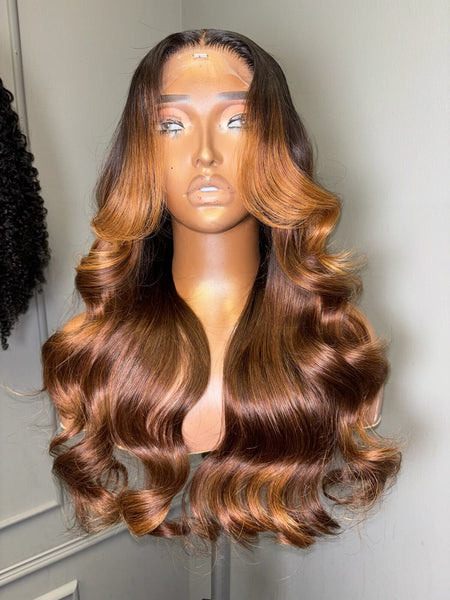 5x5 HD lace closure wig  - Honey Blonde